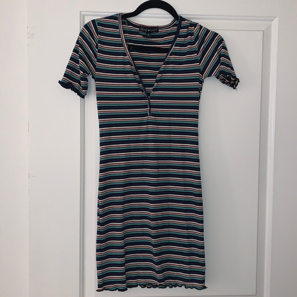 Striped Knit Dress